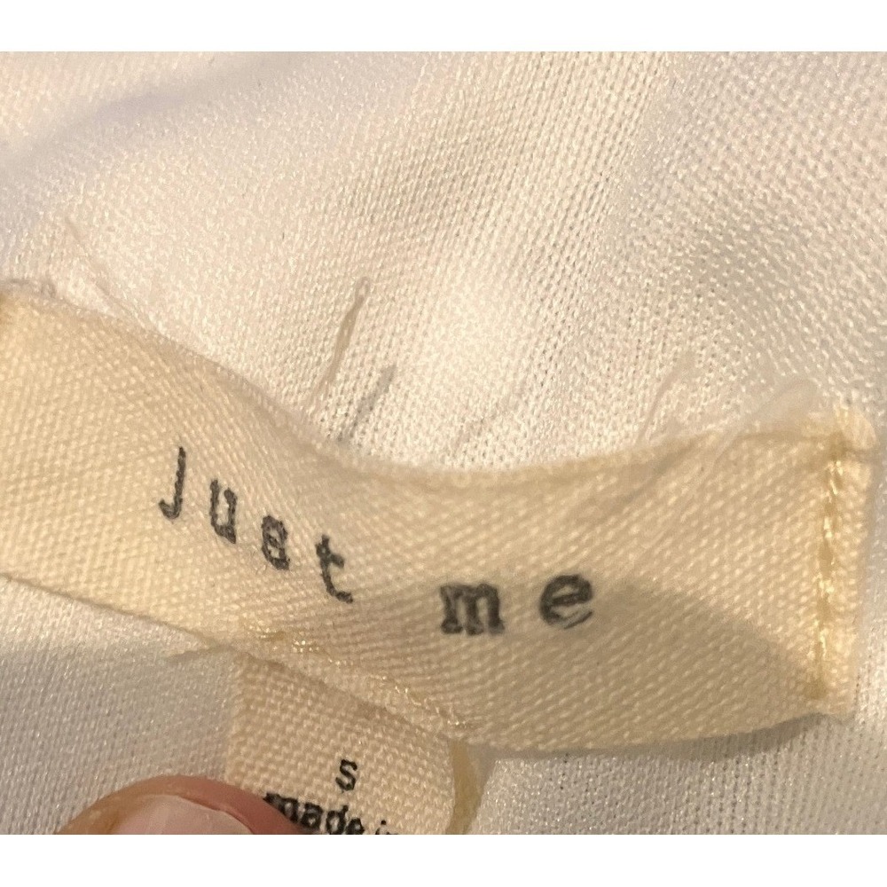 Just Me White Blue Floral Guipure Lace Tiered Midi Dress Womens Small Cottagec - Picture 3 of 12